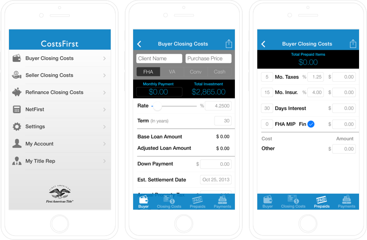 CostsFirst Mobile App Redesign Project